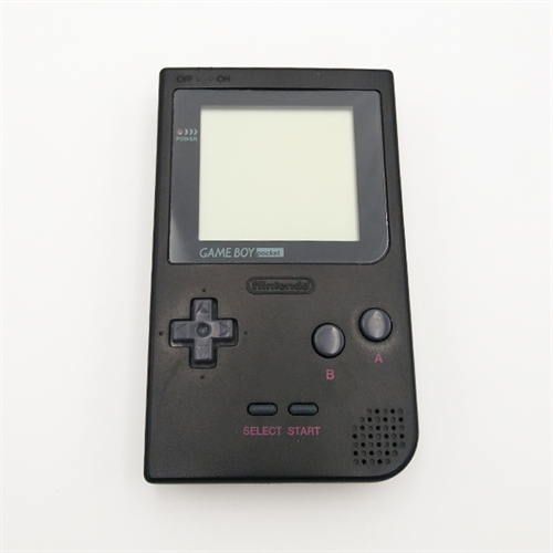 GameBoy Pocket Konsol - Sort - SNR MH17475884 (B Grade) (Genbrug)